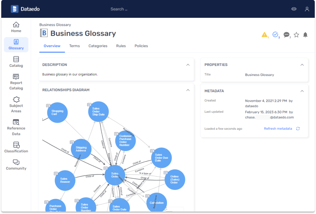 Dataedo Governance Software