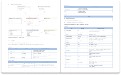 dataedo web table diagram